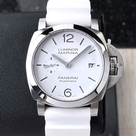 panerai white|panerai watch price.